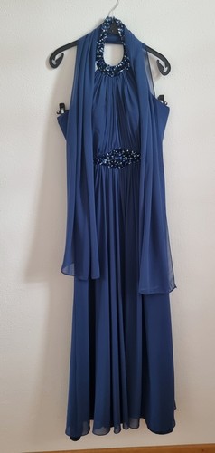 Kleid abendkleid mit stola - kleid,