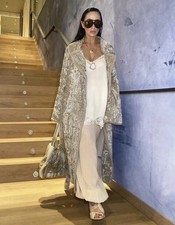 ZARA KIMONO GR L MANTEL SAMT