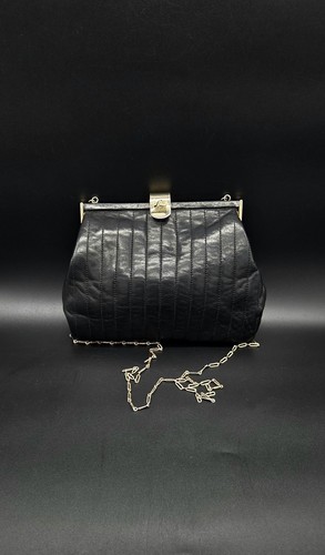 Vintage leder handtasche - vintage,