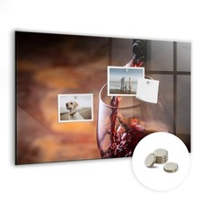 Glas Magnettafel für die Wand