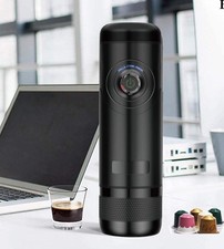 Dreiklang Mobile Espressomaschine 12 V mit Akku, Tragbarer Kaffeeautomat Camping