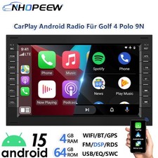Autoradio Carplay GPS 4+64GB