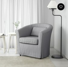 2 halbrunde Sessel IKEA TULLSTA mittelgrau, gebraucht, Sehr Gut