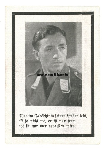 Orig sterbebild luftwaffe hg - orig.,