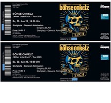 2 x Karten Böhse Onkelz Wien