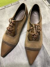 Retro Herrenschuhe spitz braun Rockabilly