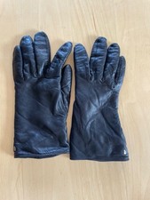 Damen Handschuhe Leder Schwarz