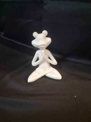 Yoga frosch weiß - frosch,