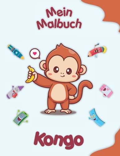 Malbuch kongo für kinder - für,