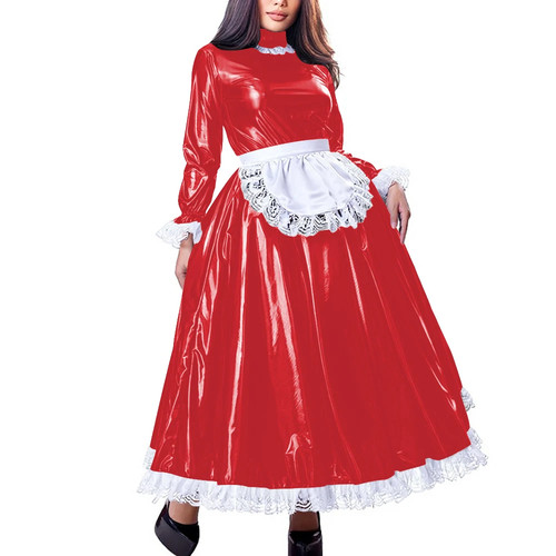 Süßer hoher hals maxikleid - süßer,
