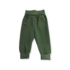 Kuschelhose Luca Pumphose Gr. 50 - 98 grün dunkel grün uni Wohlfühlhose