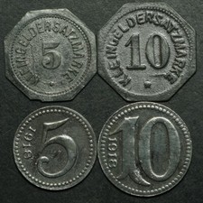 NOTGELD: 5 & 10 Pfennig 1917 &