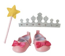 Heless 430 - Puppenzubehör im Design Prinzessin Lillifee, 3-teiliges Accessoire 