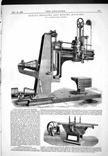 Alte 1885 Radialbohrmaschine
