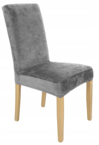 Elastischer velours stuhlhusse - elastischer, velours-stuhlhusse