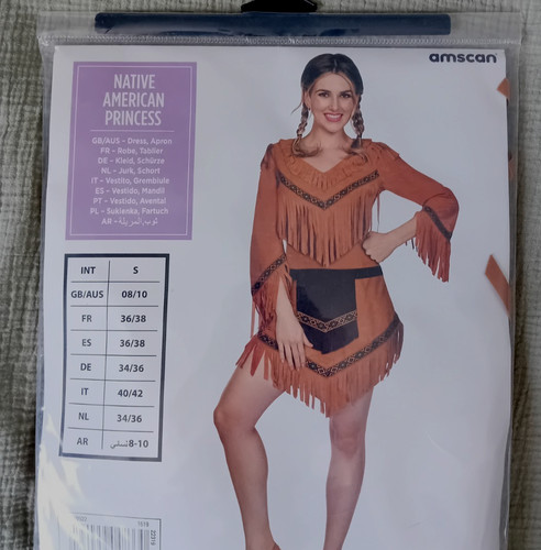 Amscan indianer kostüm - kostüm, damen