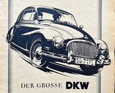 DKW 3=6, originale Werbung aus 1957
