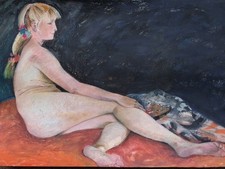 Pastell gemälde akt original - akt,