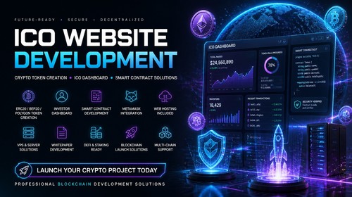 Ico website entwicklung - ico,