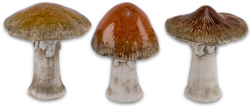 Deko pilz aufsteller keramik - pilz,