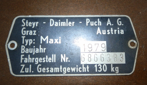 Puch steyr maxi - steyr,