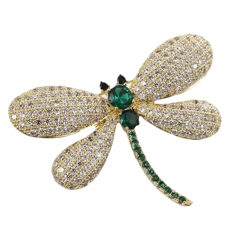 Libelle brosche damen strass - libelle,