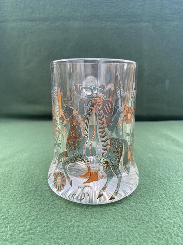 Kleiner vintage glas bierkrug - kleiner,