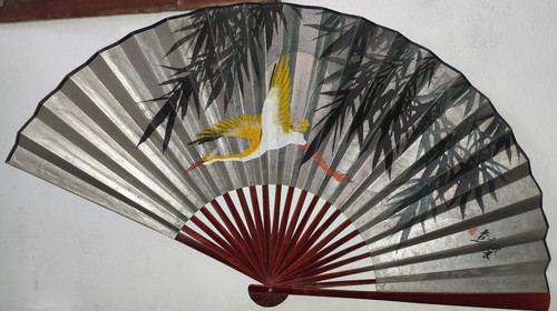 Chinesischer fächer wand deko - wand,