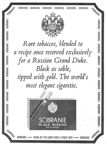 Werbung sobranie schwarz - werbung,