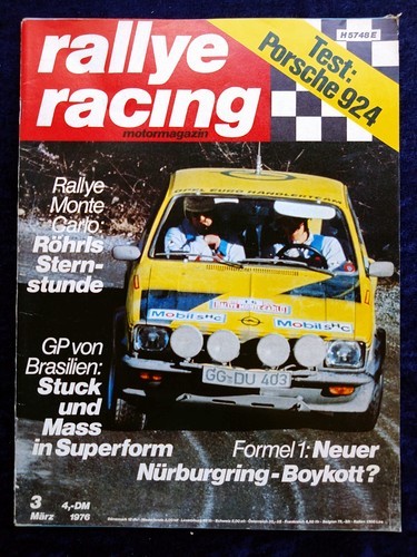 Rallye racing 1976 audi 80 - rallye, 3/1976