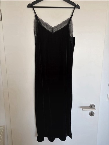 Mango kleid schwarzer samt - kleid,