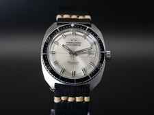 Taucheruhr Weikhard Polarctis, Edelstahl, 70er Jahre, Automatik, Datum, Revision