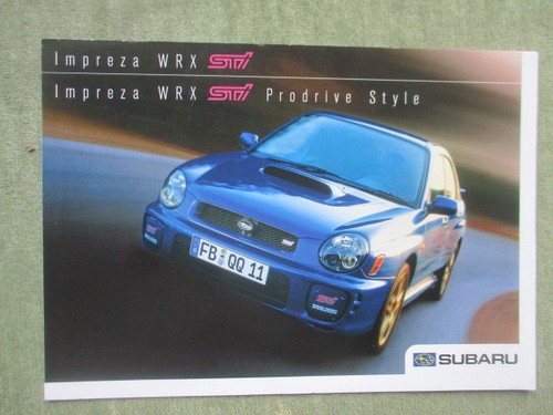 Subaru impreza wrx - impreza, sti