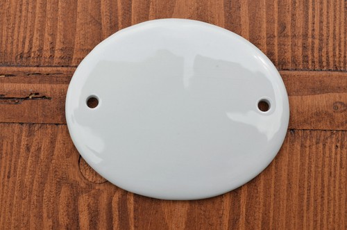 Ovales schild 9cm - schild,