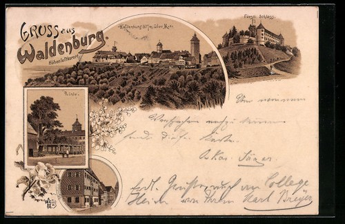 Lithographie waldenburg - lithographie,