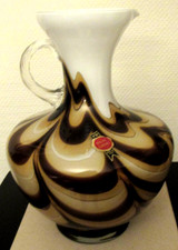 Opaline Florence Italy Vase