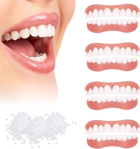 Paar falsche zähne veneers - falsche,