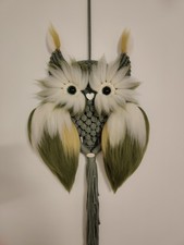 Makramee owl eule handmade - makramee,