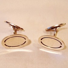 Schöne Georg Jensen Manschettenknöpfe 925 Silber old Cufflinks Nr. 75 / CS 168