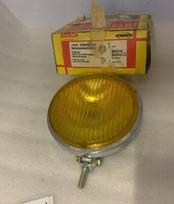 Bosch Chrom Oldtimer Nebelscheinwerfer 160mm gelb Mercedes W108 W109 111 112 NOS