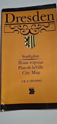 Dresden stadtplan ddr - ddr, 1986