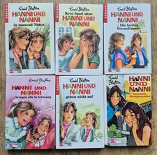 6x HANNI UND NANNI Enid Blyton