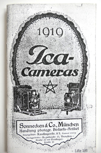 Ica kameras katalog 1919 - ica,