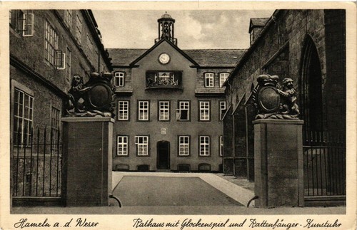 Cpa hameln rathaus - ak, hameln-