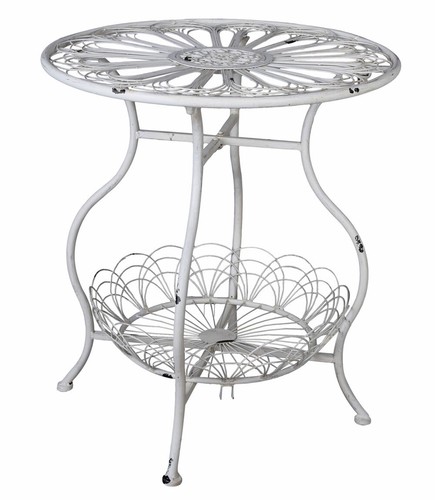 Tisch weiss gartentisch - weiss,