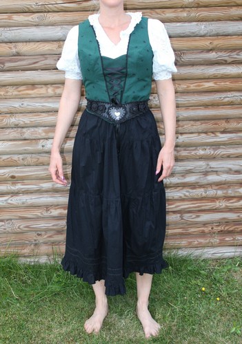 Mieder bluse rock gürtel - rock,