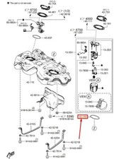 MAZDA 3 Schrägheck BP Kraftstoffpumpe O-Ring RÜBE42165 NEU ORIGINAL