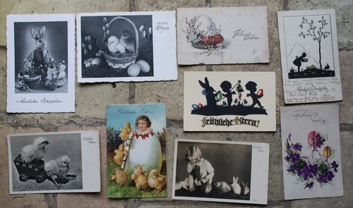 Antike postkarte föhliche - postkarte,