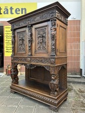 Historismus Kabinett Schrank Anrichte Zierschrank Stollenschrank Neo Renaissance