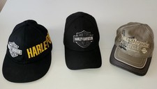 3 Stk Harley Davidson Cap